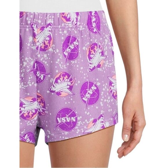 NASA Women’s Sleep Lounge Pajama Comfy Shorts, 2-Pack Size S - Picture 5 of 6